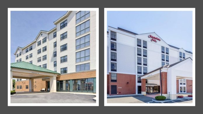 Hampton Inn and Homewood Suites Boston Peabody hotels acquisition