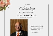 MP Rama funeral service
